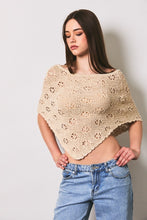 Load image into Gallery viewer, Blossom Knit Cape Top
