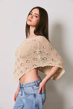 Load image into Gallery viewer, Blossom Knit Cape Top