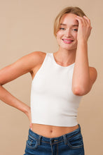 Load image into Gallery viewer, Ottoman Crew Tank Top Ivory