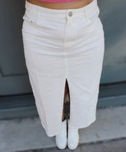 Load image into Gallery viewer, Claire Long denim skirt