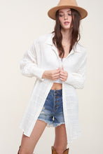 Load image into Gallery viewer, Florence button down tunic top