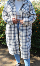 Load image into Gallery viewer, Acacia’s Long Plaid Jacket