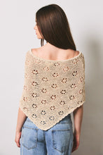 Load image into Gallery viewer, Blossom Knit Cape Top
