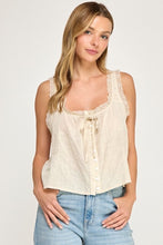 Load image into Gallery viewer, Summer Romance Lace Tank
