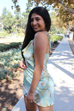 Load image into Gallery viewer, Amari Marble Cowl Neck Dress
