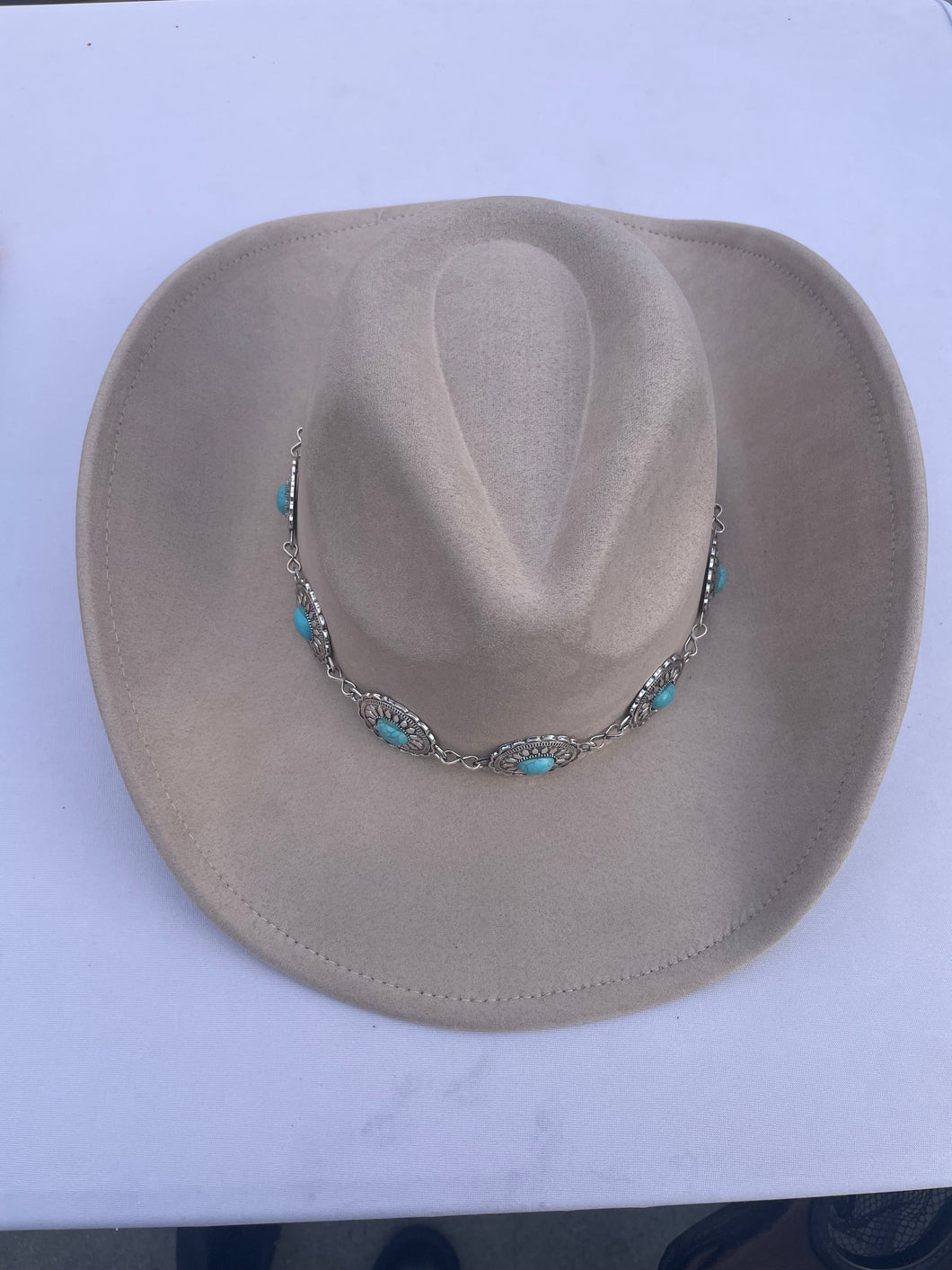 Willow Cowboy Hat - Light Nude