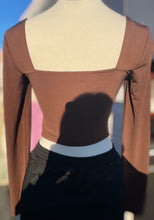 Load image into Gallery viewer, Reagan’s Tie Top - Chocolate
